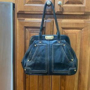 COPY - MAXX NEW YORK LEATHER SATCHEL